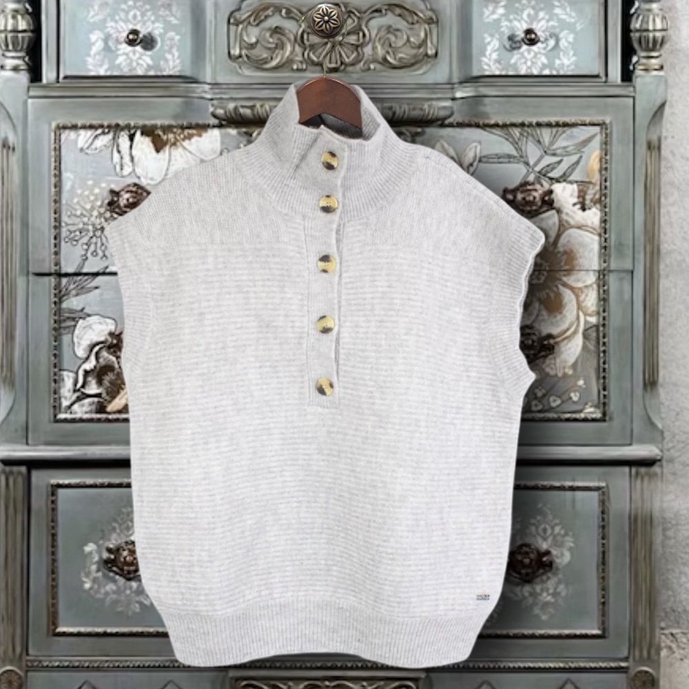 BUFFALO DAVID BITTON • Funnel Neck Larissa Sweater Vest - Picture 7 of 7